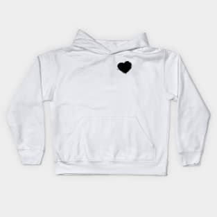 Black Heart Kids Hoodie